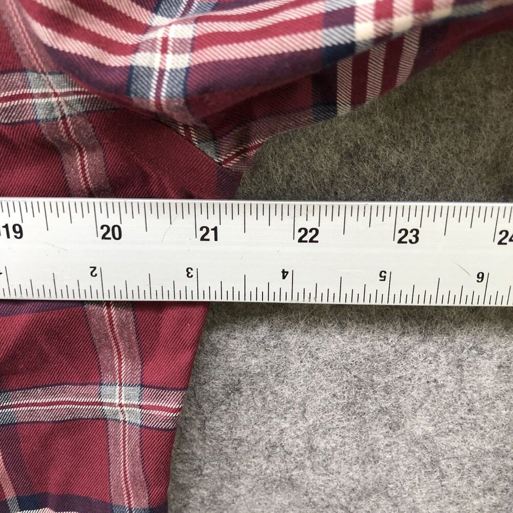 Brooks‎ Brother Regent The Original Polo Shirt Mens M Supima Cotton Red Plaid - Picture 7 of 8